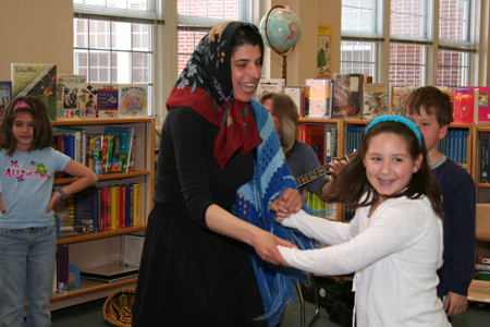 Anne Pasquale with kids!